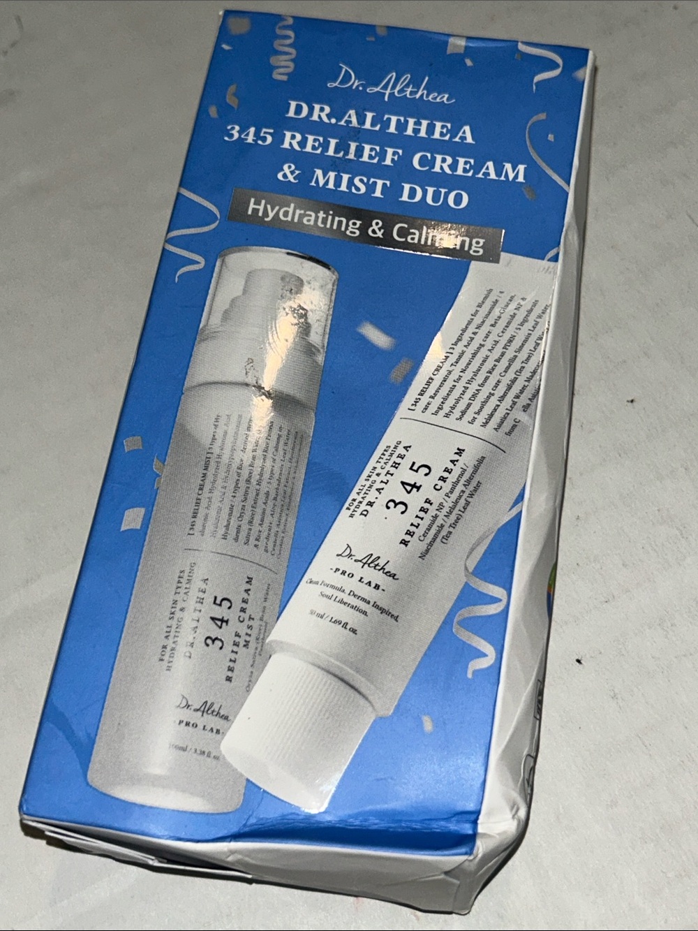 Dr. Althea 345 Relief Cream & Mist Duo set NEW